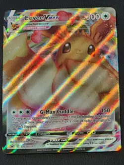 Eevee VMAX Holo SWSH087 Promo Card Sword & Shield Shining Fates Pokemon TCG NM - Image 1