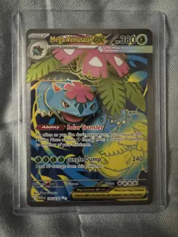 Mega Venusaur EX 155/132 Ultra Rare Mega Evolution Set Pokemon Card - Image 1