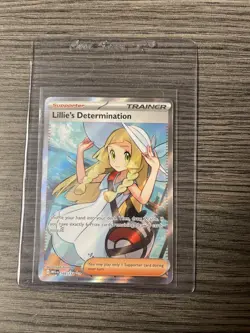 Pokemon TCG Mega Evolution Lillie’s Determination Full Art Trainer Card 169/132 - Image 1