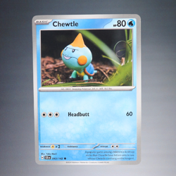 2024 POKEMON TCG CHEWTLE #043/142 SV07 STELLAR CROWN COMMON TRADING CARD CCG TC - Image 1