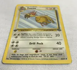 Fearow 36/64 1st Edition Jungle Pokemon Card 1999 WOTC Uncommon - Image 5