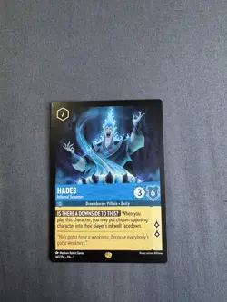 Disney Lorcana TCG Hades Infernal Schemer 147/204 Non-Foil Legendary Card - Image 5