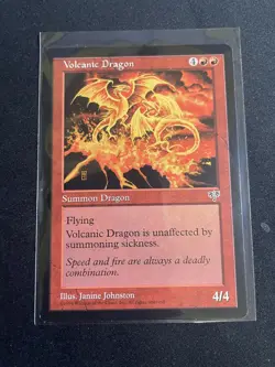 MtG x1 Volcanic Dragon Mirage Magic The Gathering (Dragon) - Image 1
