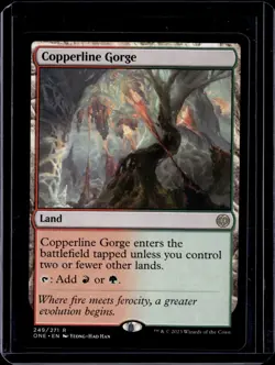 Copperline Gorge - 249 - ONE - NM - MTG Magic the Gathering - Image 1
