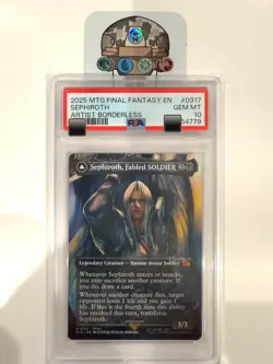 PSA 10 Low Pop!!! 2025 MTG Final Fantasy Sephiroth Borderless #0317 - Image 1