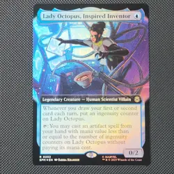 MTG Lady Octopus, Inspired Inventor 0252 Foil (Extended Art) Marvel’s Spider-Man - Image 1