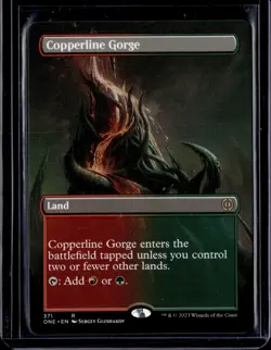 Copperline Gorge - 371 - ONE - NM - MTG Magic the Gathering - Image 1