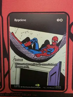Reprieve (Borderless) 0005 (M) MTG Marvel's Spider-Man Eternal-Legal (MAR) - Image 1