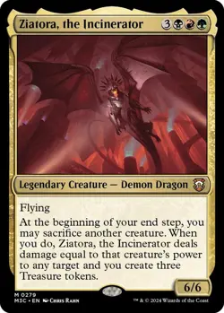 Ziatora the Incinerator 279 MTG Commander M3C Mythic NP - Image 1