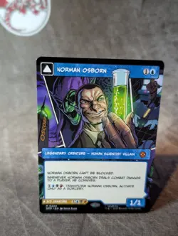 MTG, Norman Osborn (#0220), Marvel's Spider-Man, Borderless Non-Foil, NM Mythic - Image 1