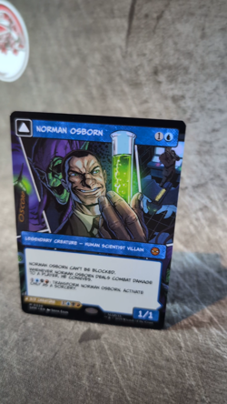 MTG, Norman Osborn (#0220), Marvel's Spider-Man, Borderless Non-Foil, NM Mythic - Image 2