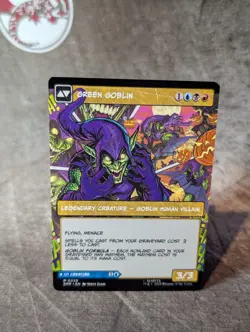 MTG, Norman Osborn (#0220), Marvel's Spider-Man, Borderless Non-Foil, NM Mythic - Image 3