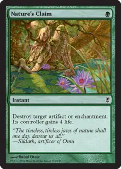 Nature's Claim - Light Play MTG Conspiracy - Image 1
