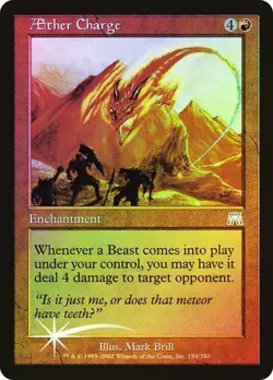 Onslaught MTG FOIL Aether Charge Magic - Image 1