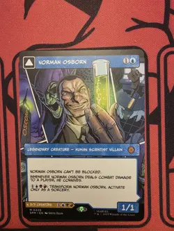 Magic The Gathering Spider-Man Norman Osborn Borderless Non-Foil Mythic NM MTG - Image 1