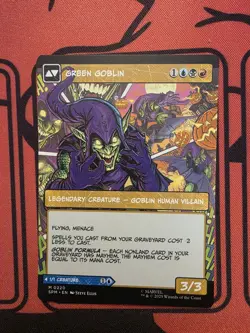 Magic The Gathering Spider-Man Norman Osborn Borderless Non-Foil Mythic NM MTG - Image 2