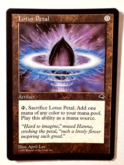 Magic the Gathering * MTG * 1 x Lotus Petal * Tempest * LP - Image 1