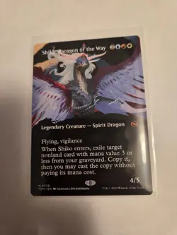 Shiko, Paragon of the Way (Borderless) Tarkir: Dragonstorm Regular #370 MTG - Image 1