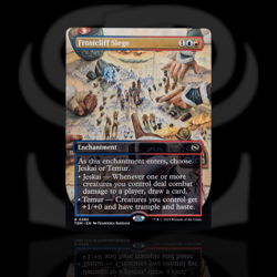Frostcliff Siege •Borderless Alt Art• Enchantment • Tarkir: Dragonstorm, MTG TDM - Image 1