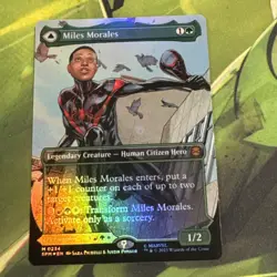 Miles Morales Ultimate Spider-Man X1 Mtg Marvel’s Nm Foil Borderless 0234 - Image 1