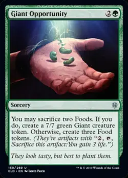 Giant Opportunity - Near Mint MTG Throne of Eldraine - Image 1