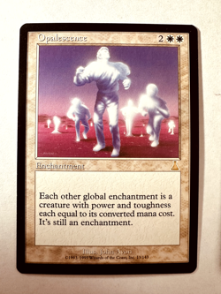 Magic The Gathering MTG Urza’s Destiny - 2 x Opalescence Never Played NM - Image 2