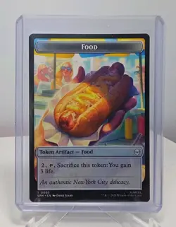 Food/Robot Double-Sided Token Marvel's Spider-Man 005 Magic The Gathering MTG - Image 1