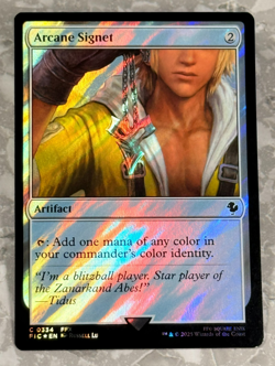Arcane Signet Surge Foil 334 C MTG Final Fantasy FIC NM X1 - Image 1