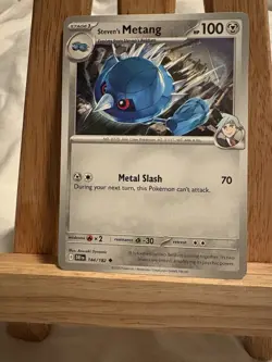 Steven's Metang 144/182 Sv10: Destined Rivals Regular Uncommon Pokemon TCG - Image 1