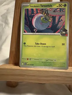 Team Rocket's Tarountula 019/182 Sv10: Destined Rivals Regular Pokemon TCG - Image 1