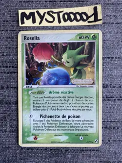 Carte Pokemon Roselia 42/92 Reverse Stamp Ex Createurs De Legendes Francais Occa - Image 1
