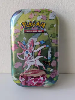 Pokemon TCG | Scarlet & Violet Prismatic Evolutions Sylveon Mini Tin 8.5" | BNWT - Image 2