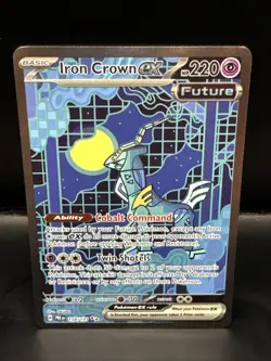Pokemon Iron Crown ex 158/131 SV: Prismatic Evolutions Special Illustration A - Image 1