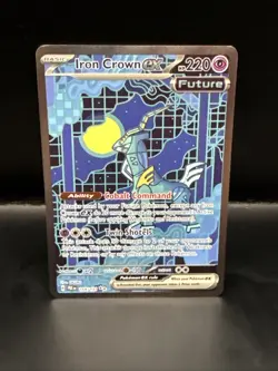 Pokemon Iron Crown ex 158/131 SV: Prismatic Evolutions Special Illustration A - Image 3