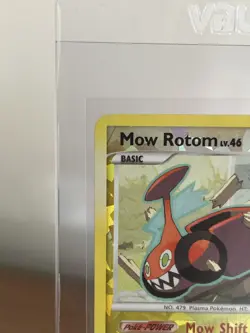 Pokemon Mow Rotom RT4 Rising Rivals Reverse Cracked Ice Light Play from 2009 - Image 4