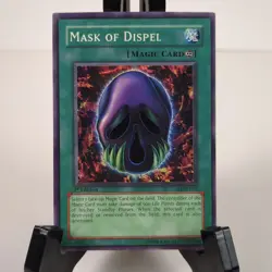 Yugioh Mask Of Dispel LON-017 - 1st Edition Super Rare - Never Played NM/M - Image 1