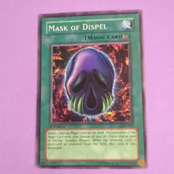 Yugioh Mask Of Dispel LON-017 - 1st Edition Super Rare - Never Played NM/M - Image 2