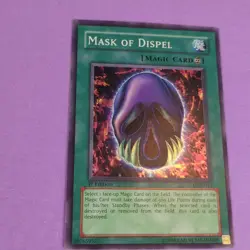 Yugioh Mask Of Dispel LON-017 - 1st Edition Super Rare - Never Played NM/M - Image 4
