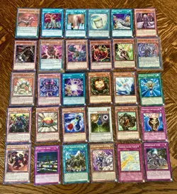 Yugioh 100 Card Lot (30) Holos, & Expensive Rare And (70) Expensive Commons. - Image 1