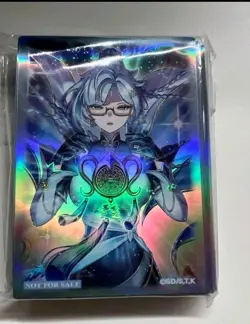 Yugioh Official Card Protector Rahu Dracotail Chinese Asia 70 Sleeve NEW - Image 1