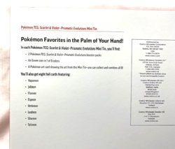 2 Pokemon TCG Prismatic Evolutions Costco 8 Mini-Tin Bundles w/ Promo Cards NEW - Image 5