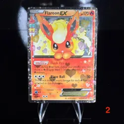Flareon EX RC6-32 Generations: Radiant Collection Holo Pokemon Card - Image 1