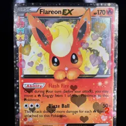 Flareon EX RC6-32 Generations: Radiant Collection Holo Pokemon Card - Image 4