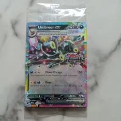 Pokemon TCG Umbreon ex Prismatic Evolutions Stamp Promo Card 060/131 NM Sealed - Image 1