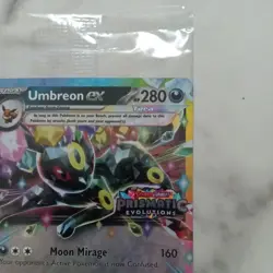 Pokemon TCG Umbreon ex Prismatic Evolutions Stamp Promo Card 060/131 NM Sealed - Image 3
