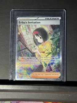 Pokemon TCG Erika's Invitation 203/165 Special Illustration Rare Card SV 151 - Image 1