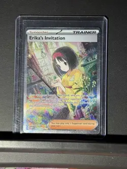 Pokemon TCG Erika's Invitation 203/165 Special Illustration Rare Card SV 151 - Image 3