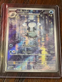 Poliwhirl 176/165 Pokemon TCG Illustration Rare Card Near Mint Condition - Image 1