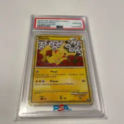 PSA 10 Pikachu World Promo Polish Pokemon Card Holo 2010 Gem Mint free shipping - Image 1
