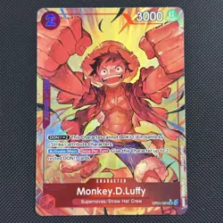 OP01-024 Monkey.D.Luffy : Super Rare Alt Art English One Piece TCG Card : PRB01: - Image 1